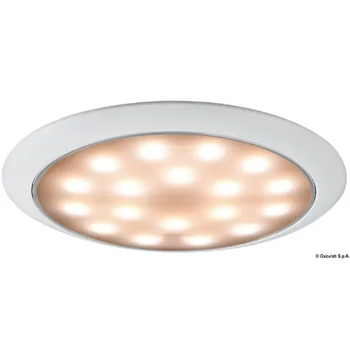 Osculati - Day/Night LED ceiling light recessless white/SS - 13.408.11 product image