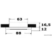 Osculati - Vega Classic halogen ceiling light for recess mounting - 13.433.01 product image