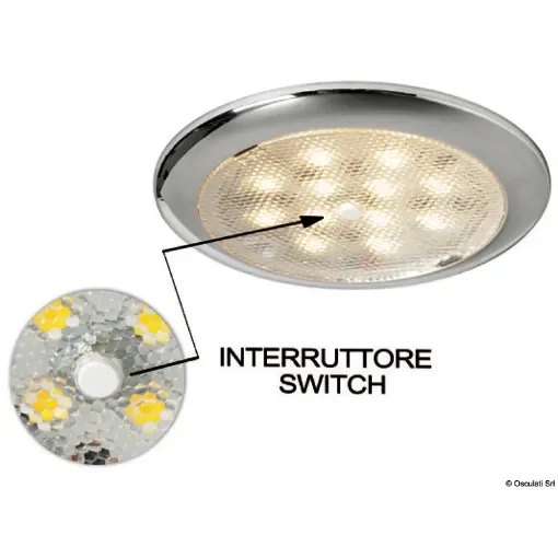 Osculati - Procion LED golden ceiling light recessless switch - 13.442.26 product image