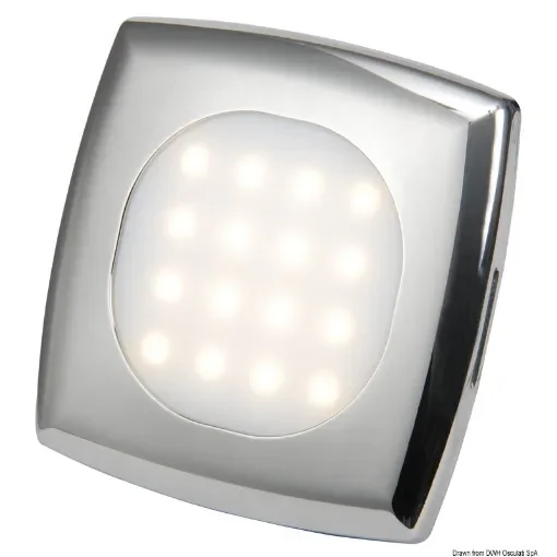 Osculati - Square LED ceiling light for recess mounting - 13.443.41 product image