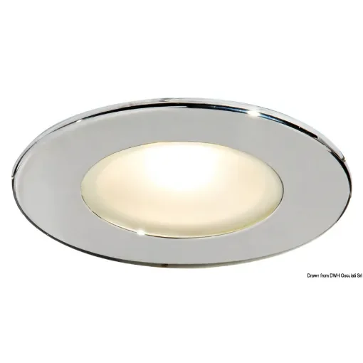 Osculati - Atria II LED recess ceiling light mirror-polished IP65 - 13.447.22 product image