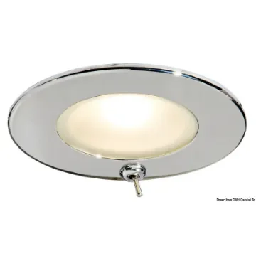 Osculati - Atria II LED recess ceiling light mirror-polished IP40 - 13.447.23 product image