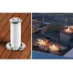 Osculati - Retractable Aurora deck lamp round bezel - 13.448.10 product image