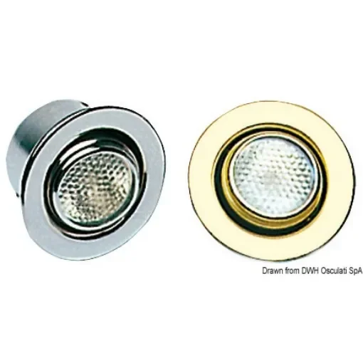 Osculati - Adj.recess light pol.brass - 13.501.10 product image