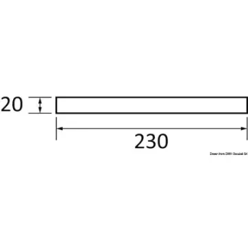 Osculati - U-Pro LED strip light 230 LEDs - 13.839.01 product image