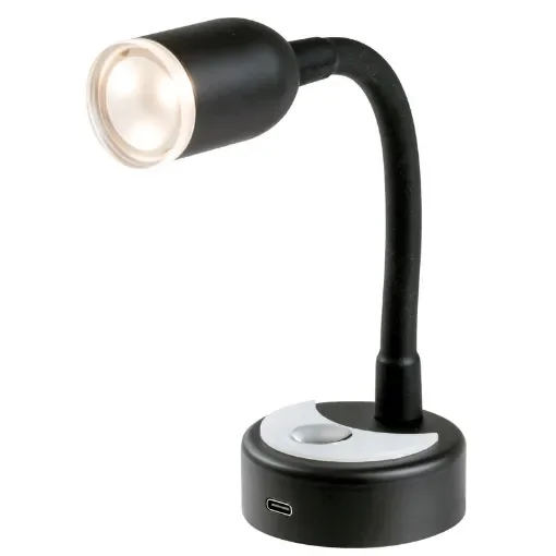 Osculati - Articulated LED spotlight black 400 mm - 13.867.46 product image