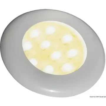 Osculati - Batsystem Nova 2 LED ceiling light white - 13.877.60 product image