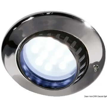 Osculati - Batsystem Comet spotlight chromed ABS 9 LED switch - 13.878.33 product image