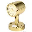 Osculati - Articulated spotlight polished brass w. switch - 13.947.11 product image