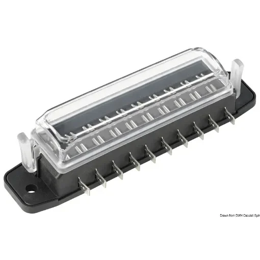 Osculati - Blade fuse holder box 10 housings - 14.100.34 product image