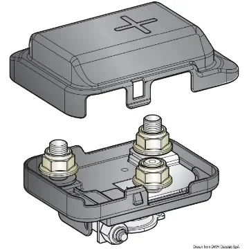 Osculati - Power distribution fuse box for MEGA fuse - 14.100.38 product image