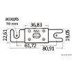 Osculati - High capacity fuses 100 A - 14.100.44 product image