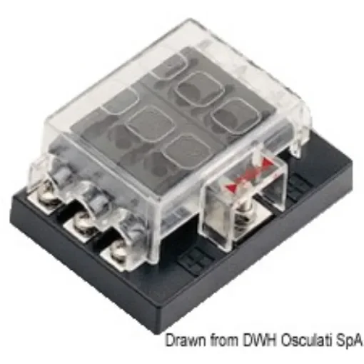 Osculati - Blade fuse holder box 6 seats - 14.100.70 product image