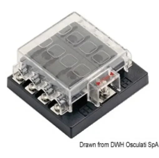 Osculati - Blade fuse holder box 8 seats - 14.100.71 product image