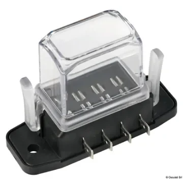 Osculati - Watertight blade fuse holder deep lid 4 seats - 14.100.81 product image