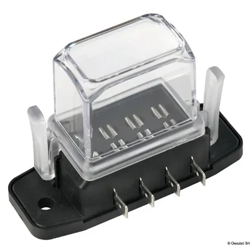Osculati - Watertight blade fuse holder deep lid 4 seats - 14.100.81 product image
