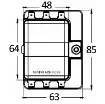 Osculati - Fuse holder box for small fuses 6 outputs - 14.101.06 product image