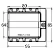 Osculati - Fuse holder box for small fuses 10 outputs - 14.101.10 product image