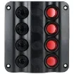 Osculati - Wave electric control panel 4 switches - 14.104.01 product image