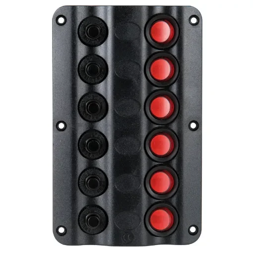 Osculati - Wave electric control panel 6 switches - 14.104.02 product image