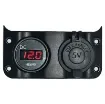 Osculati - Voltmeter 3/30 V + dual USB socket - 14.104.09 product image