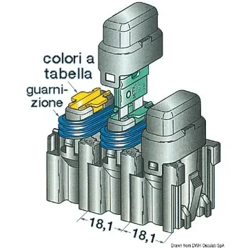 Osculati - Fuse holder w/cover 10 A - 14.117.02 product image