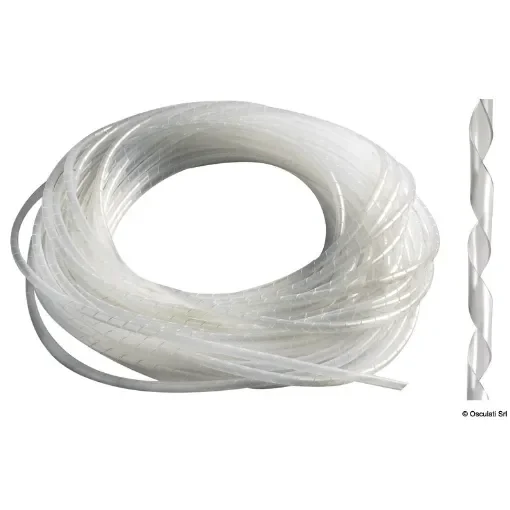 Cabling coil made of white polyethylene product image