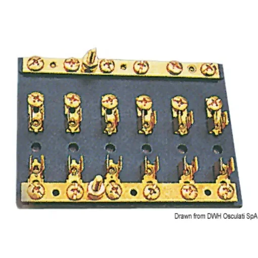 Osculati - 4 terminal bakelite board - 14.182.04 product image