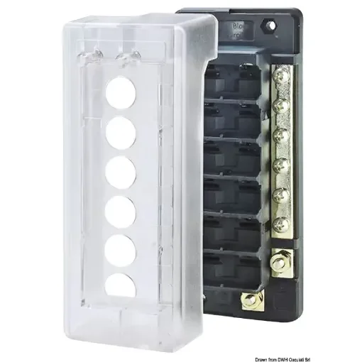 Osculati - 6P independent source circuit breaker box - 14.182.06 product image