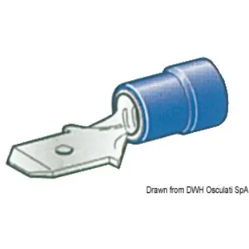 Osculati - Faston pre-insulated male connector 2.5-6mm&amp;#178; - 14.186.20 product image