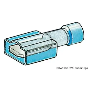 Osculati - Faston pre-insulated male connector 2.5-6mm&amp;#178; - 14.186.24 product image