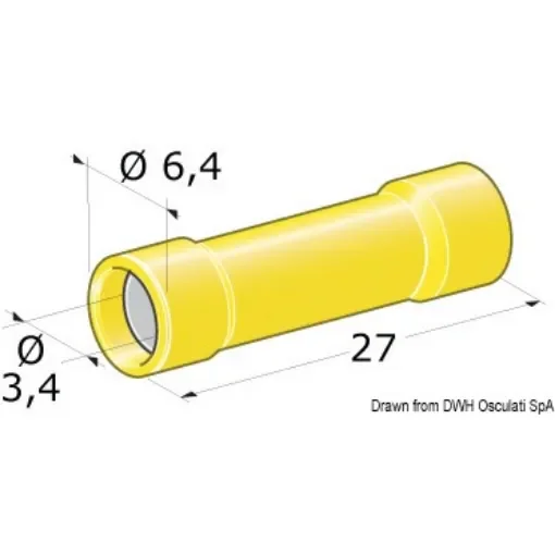 Osculati - Plug + female connection 2.5-6 mm&amp;#178; - 14.186.83 product image