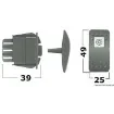 Osculati - (ON)-OFF switch red LED 12 V - 14.192.52 product image