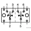 Osculati - Contura ON-OFF-ON switch w/return spring 7 poles - 14.195.50 product image