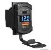 Osculati - Dual USB-A+C plug + 12/24 V voltmeter - 14.195.63 product image
