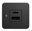 Osculati - SCANSTRUT Tile dual USB port A+C black - 14.195.91 product image