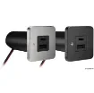 Osculati - SCANSTRUT Tile dual USB port A+C black - 14.195.91 product image
