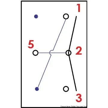 Osculati - Marina R toggle switch ON-OFF-ON - 14.296.07 product image