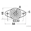 Osculati - Power post junction Maxi 83 x 44 mm - 14.205.02 product image