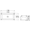 Osculati - Bus-Bar Heavy Duty terminal 4 x 10 mm detached - 14.209.29 product image