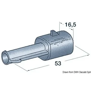 Osculati - Plastic watertight connector male 1 pole - 14.235.20 product image
