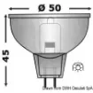 Osculati - Halogen bulb MR 16 24 V - 14.258.58 product image