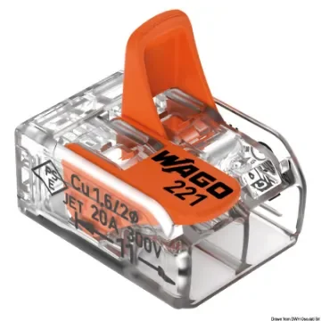 Osculati - WAGO 2 connerctor 4 mm2 conductor - 14.286.24 product image