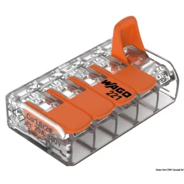 Osculati - WAGO 5 connerctor 4 mm2 conductor - 14.286.54 product image