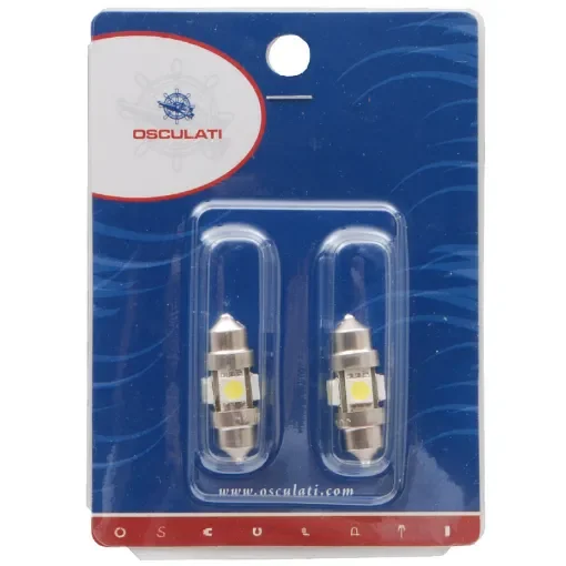 Osculati - 2 Festoon LED bulb 31 mm 3000 K - 14.301.20 product image