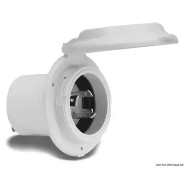 Osculati - Marinco Valox 16-30 A socket round front - 14.303.00 product image