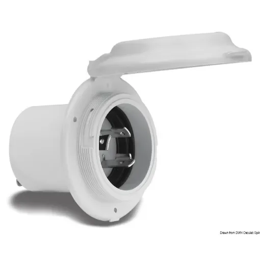 Osculati - Marinco Valox 16-30 A socket round front - 14.303.00 product image