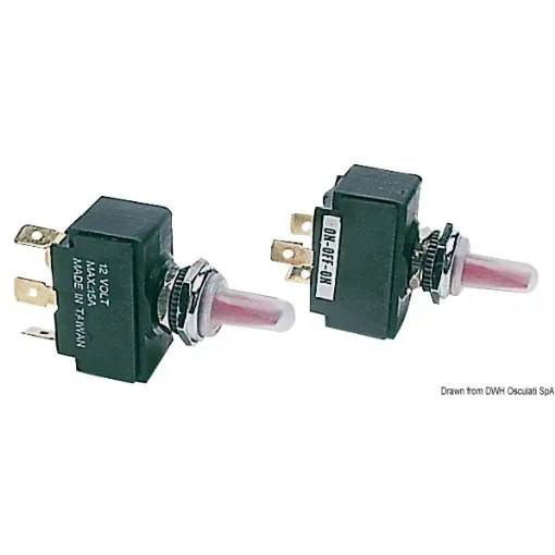 Osculati - Toggle switch, lighted ON/OFF/ON - 14.303.36 product image