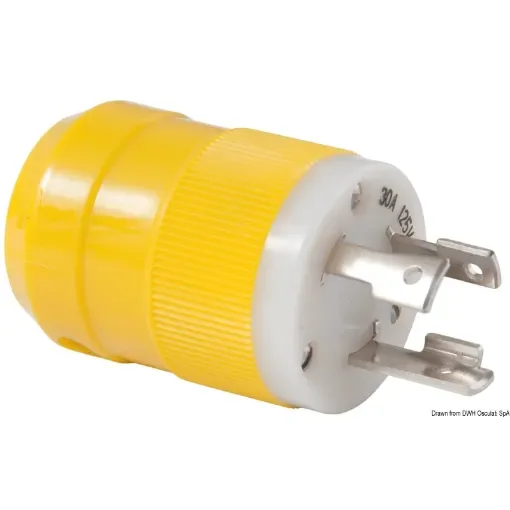 Osculati - Marinco SS male power socket 30 A - 14.305.10 product image