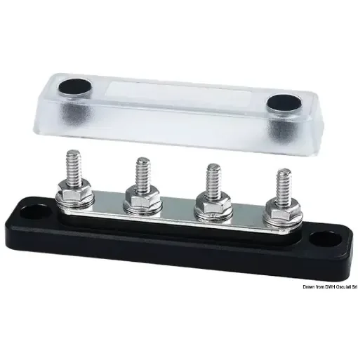 Osculati - Heavy-Duty Bus Bar Techno electric terminal 4x5 - 14.307.04 product image
